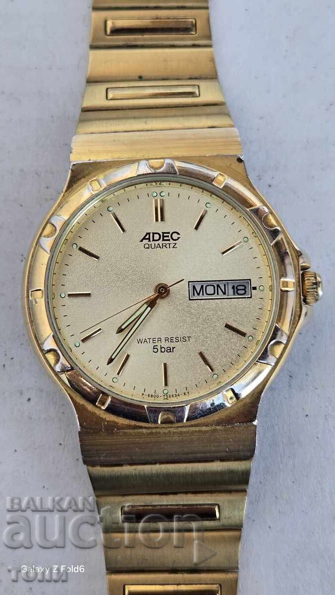 ADEC QUARTZ GERMANY MADE RARE I DON'T KNOW IF THE BZC WORKS!!!