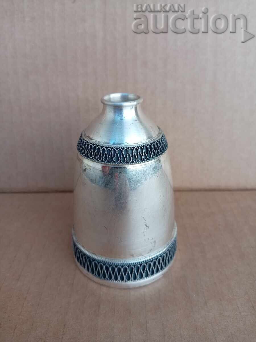 souvenir silver-plated container for alcohol vodka cognac USSR 70s with price 31.00 BGN | € 15.85 souvenir silver-plated container for alcohol vodka cognac USSR 70s with price 31.00 BGN | € 15.85