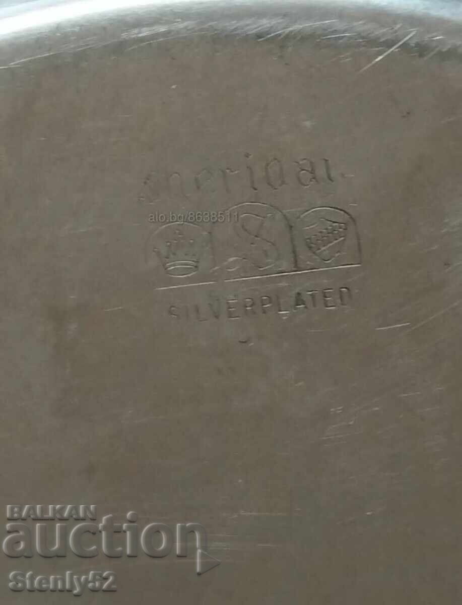 Delivery of Silver-plated vintage USA tray