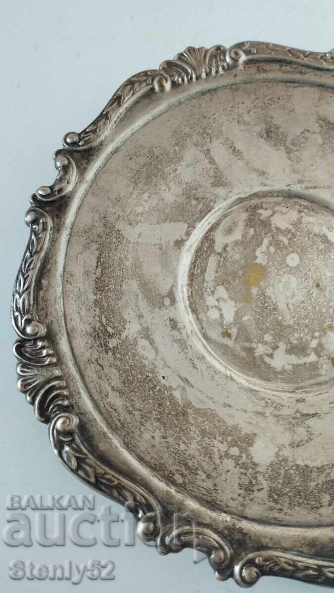 Silver-plated vintage USA tray - 5
