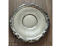 Посребрена стара US табла.