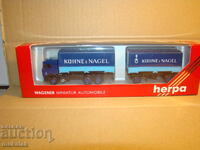 HERPA H0 1/87 MAN TIR TIR TRUCK MODEL CARURU DE JUCARIE