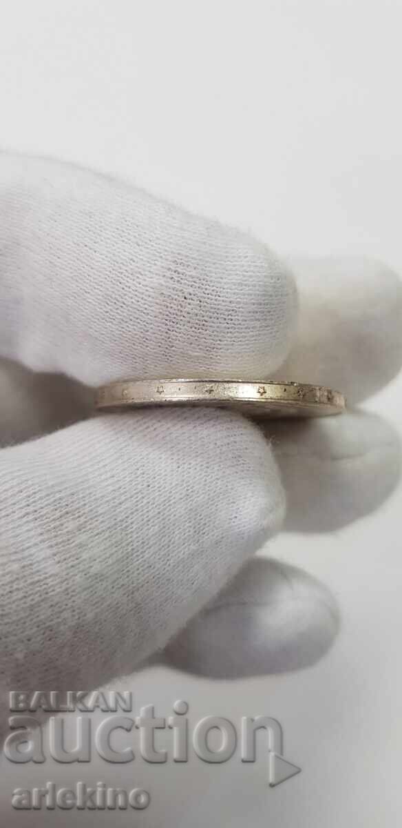 Δημοπρασία Ένα όμορφο ασημένιο νόμισμα 100 λιρών 1870 - 1970. Δημοπρασία Ένα όμορφο ασημένιο νόμισμα 100 λιρών 1870 - 1970.