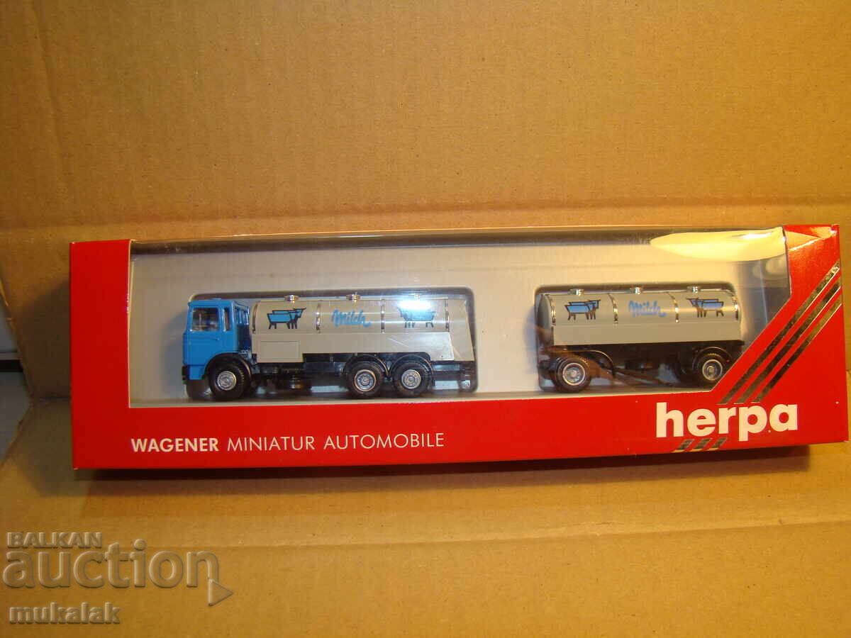 HERPA H0 1/87 MAN CAMION MODEL TANK JUCĂRIE CĂRURI