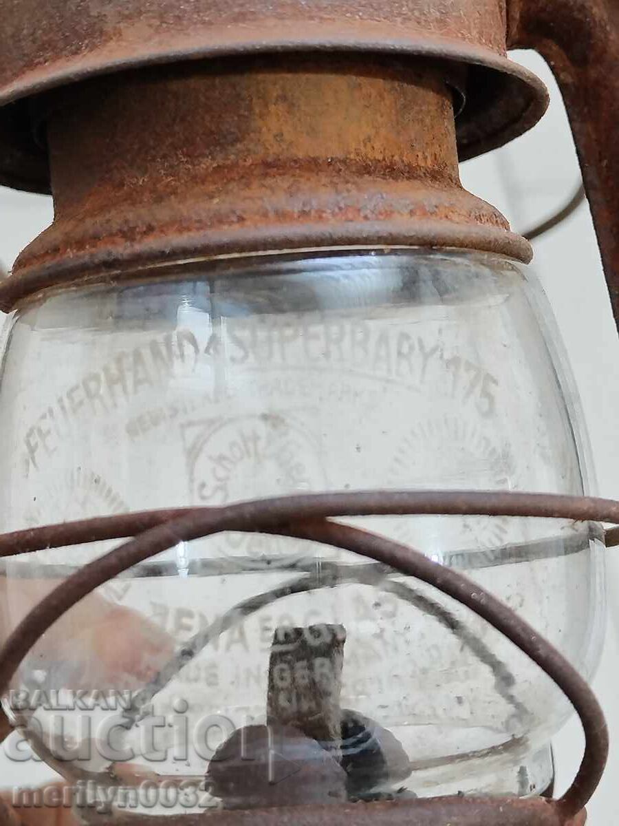 Auction Old German lantern, lamp, spotlight lamp Auction Old German lantern, lamp, spotlight lamp