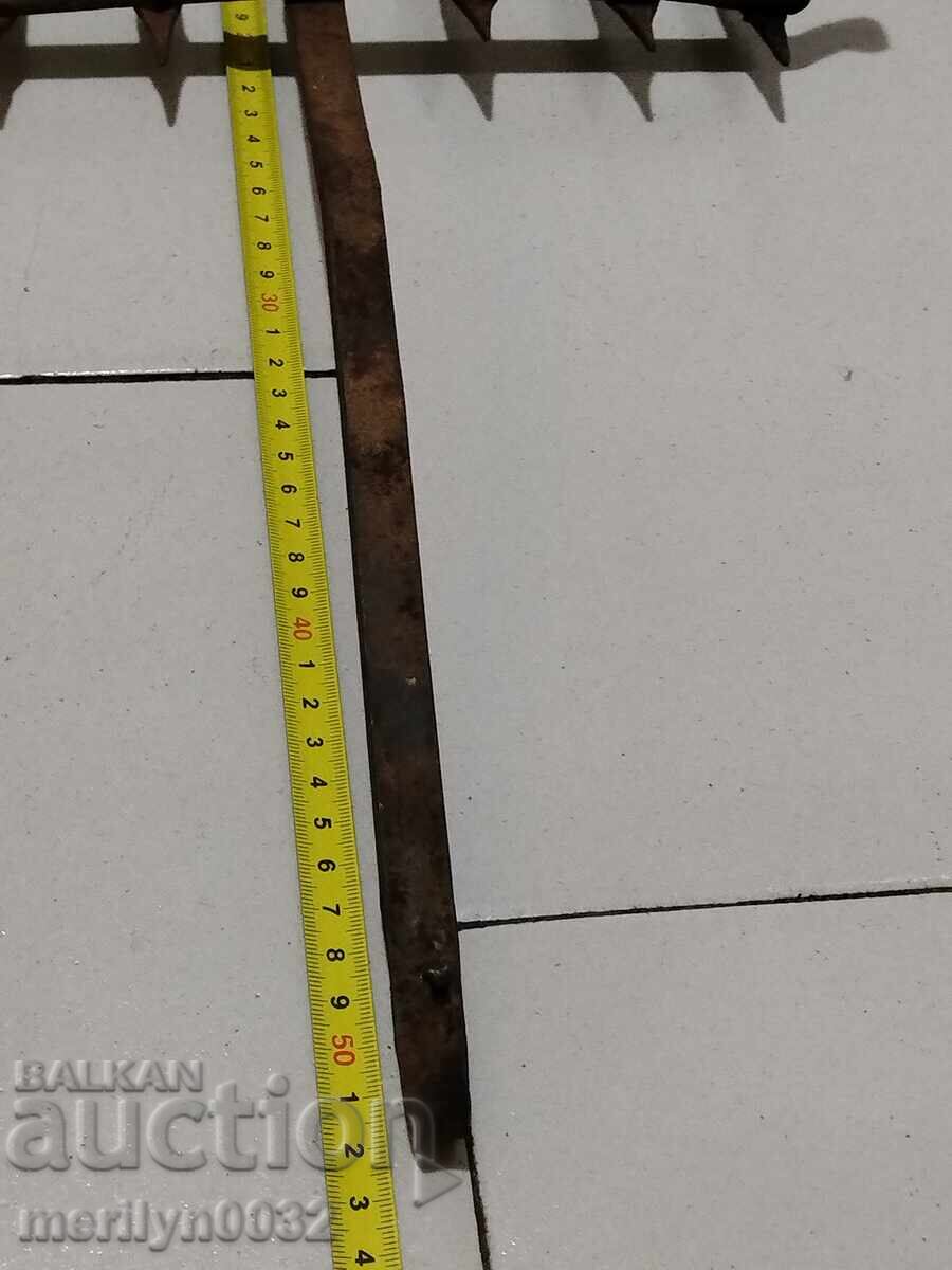 Old hand forged grill, steakhouse, wrought iron - 5 Old hand forged grill, steakhouse, wrought iron - 5