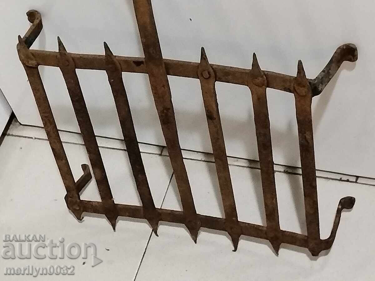 Old hand forged grill, steakhouse, wrought iron - 6 Old hand forged grill, steakhouse, wrought iron - 6