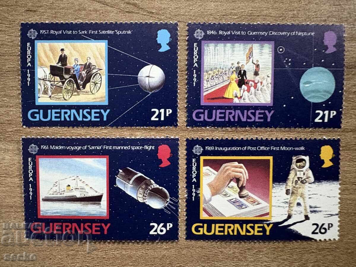 Guernsey - Stamps Europe - European Space (1991) MNH