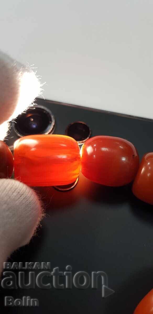 Old rosary 33 beads - Katalin - Amber early 20th century - 6 Old rosary 33 beads - Katalin - Amber early 20th century - 6