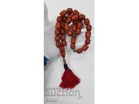 Old rosary 33 beads - Katalin - Amber early 20th century