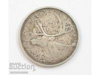 25 cents 1958 - Canada › Queen Elizabeth II