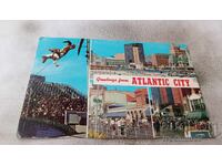 Пощенска картичка Greetings from Atlantic City 1974