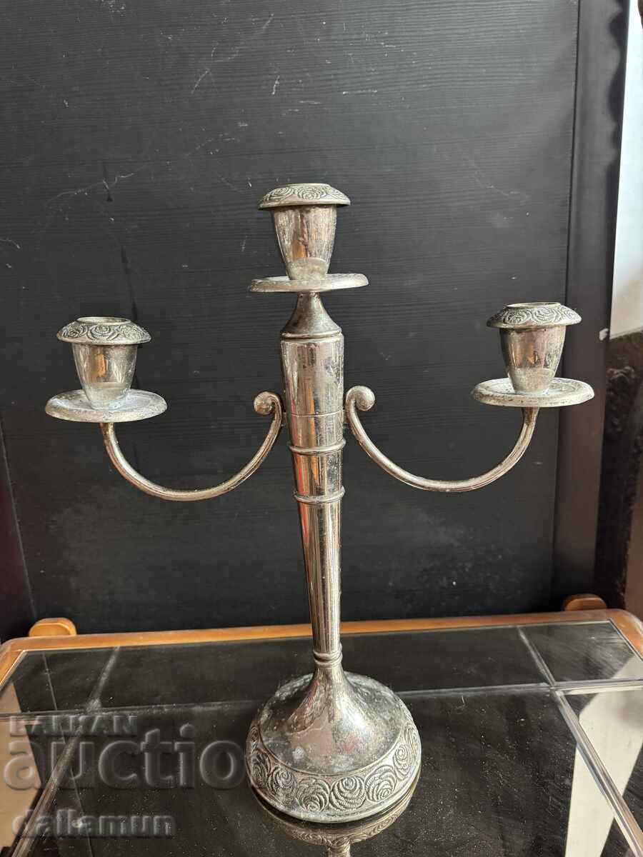 Old metal candle holder with price 46.00 BGN | € 23.52 Old metal candle holder with price 46.00 BGN | € 23.52