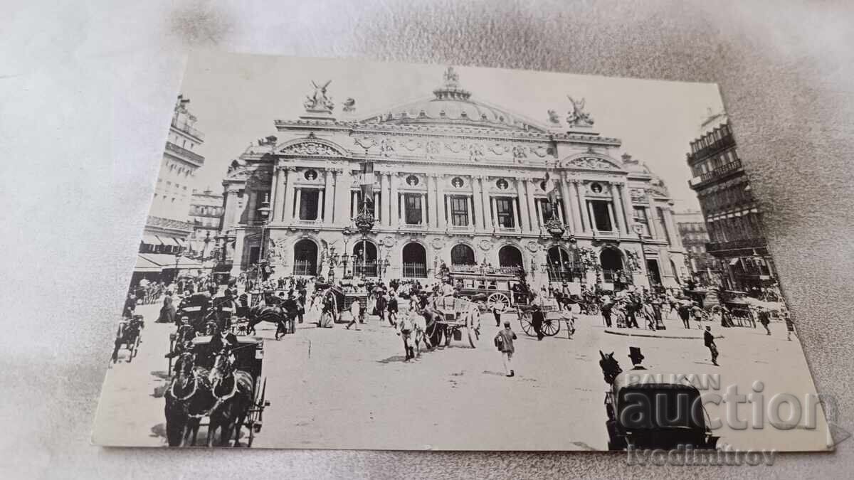 Postcard Paris Theatre National de l'Opera