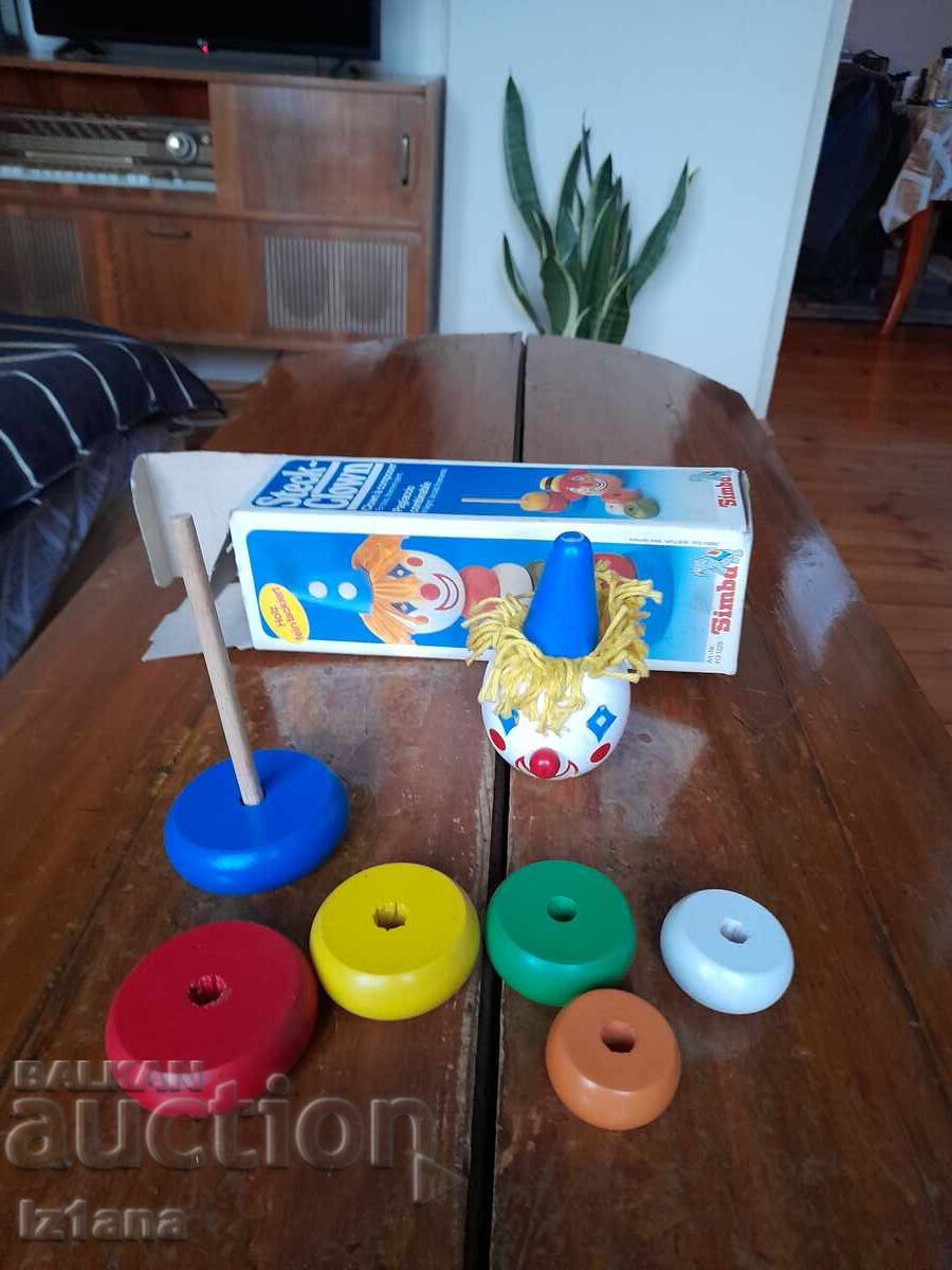 Delivery of Old children's toy for sorting Clown Delivery of Old children's toy for sorting Clown