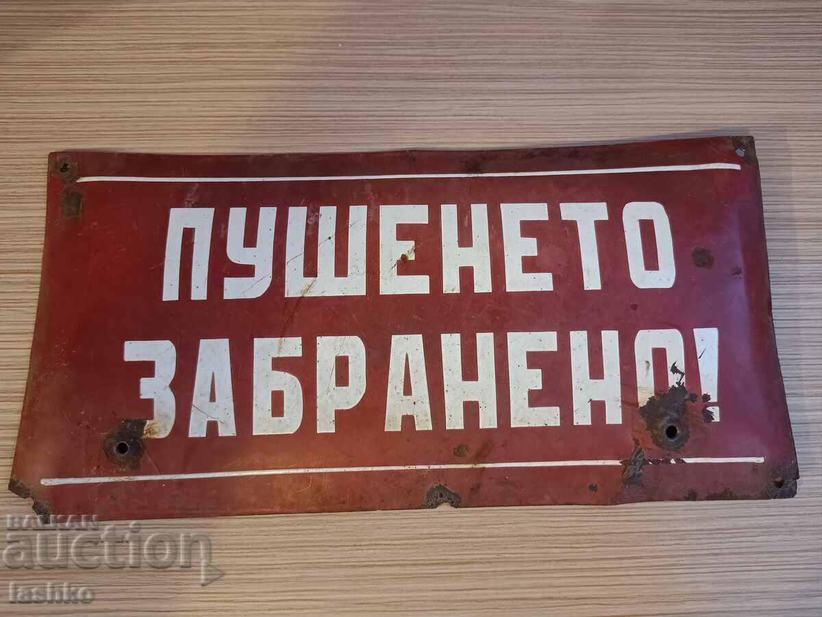 Enamel plate Enamel plate