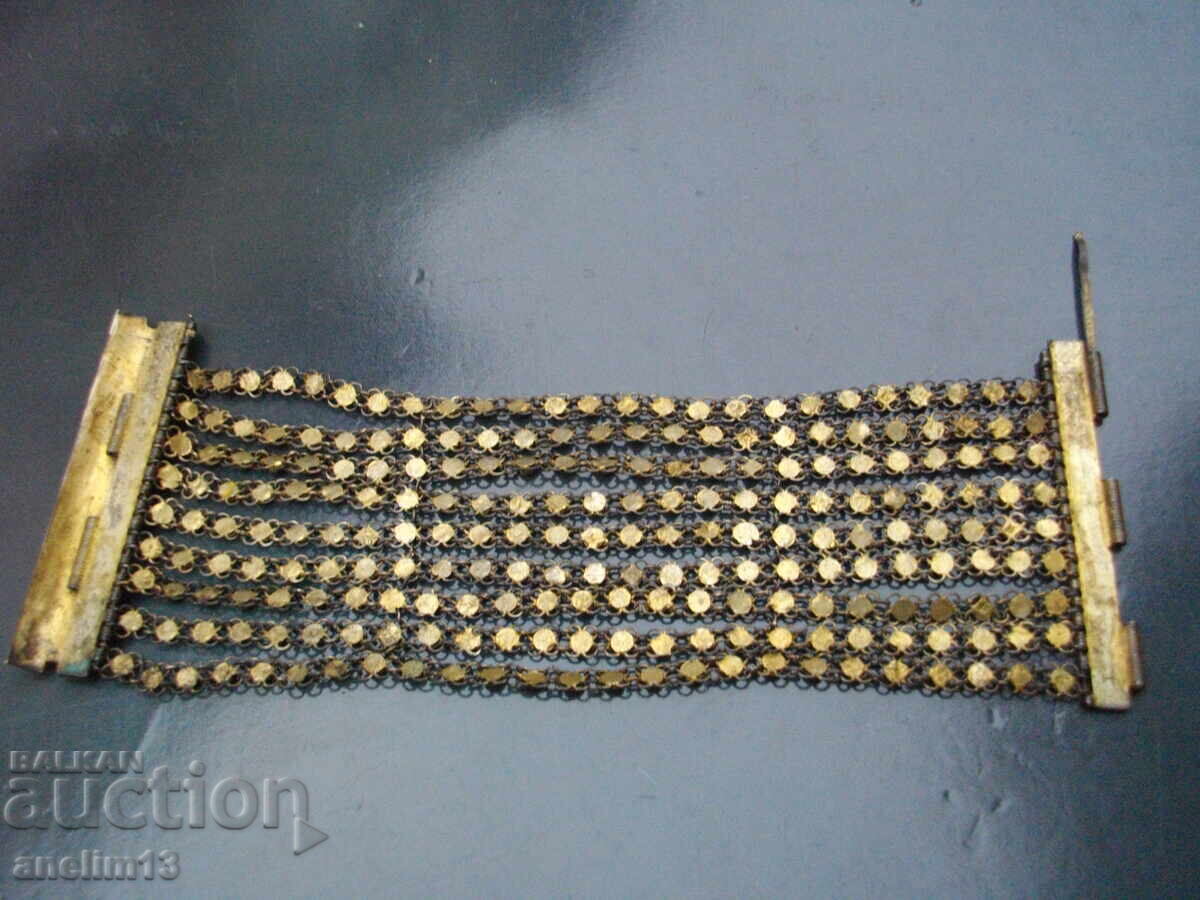 OLD CUT CHRISTMAS BRACELET - 5 OLD CUT CHRISTMAS BRACELET - 5