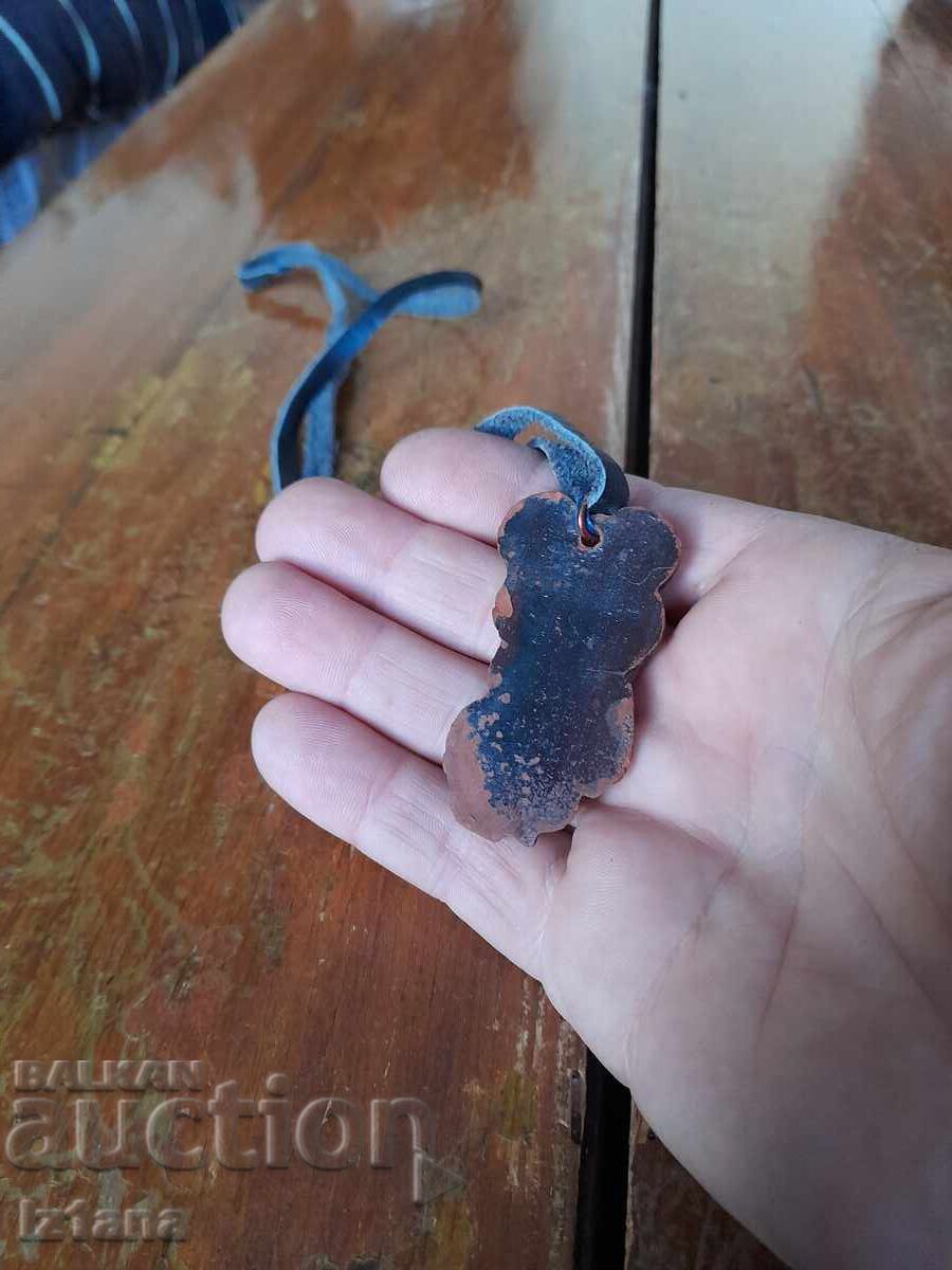 Auction Old medallion Misha the bear Auction Old medallion Misha the bear