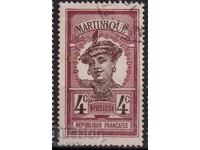 France/Martinique-1908-Regular-τοπική παρθενική, γραμματόσημο