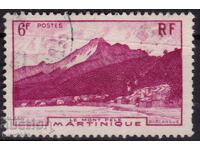 France/Martinique-1947-Regular-mountain peaks, γραμματόσημο