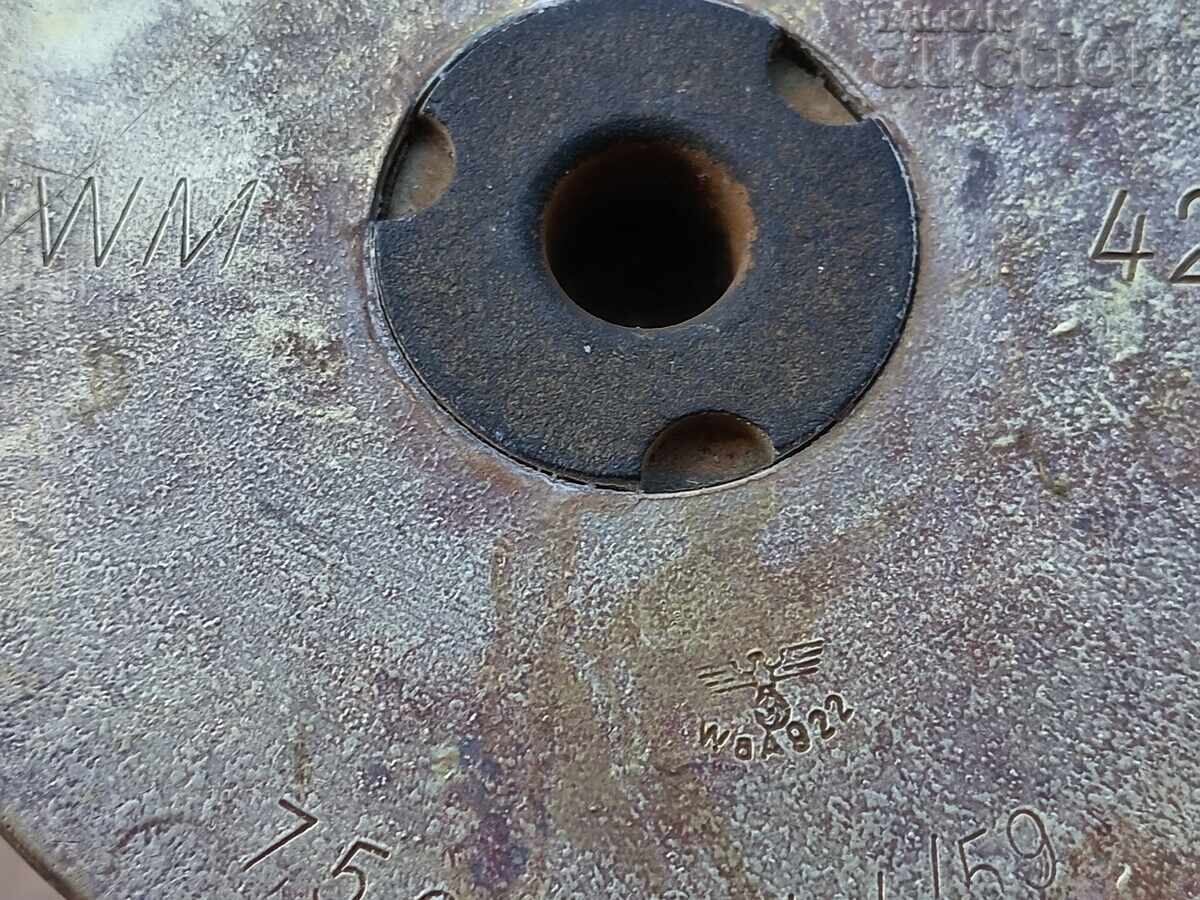 Аукцион WaA922 wehrmacht гилза 75мм оръдие WW2 WWII Аукцион WaA922 wehrmacht гилза 75мм оръдие WW2 WWII