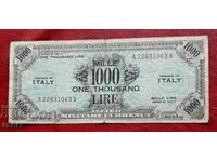 Banknote-Italy/American occupation/-1000 lire1943-m.rare