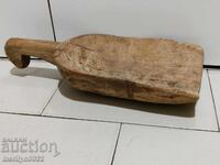 Old wooden shovel, spade, wooden shovel