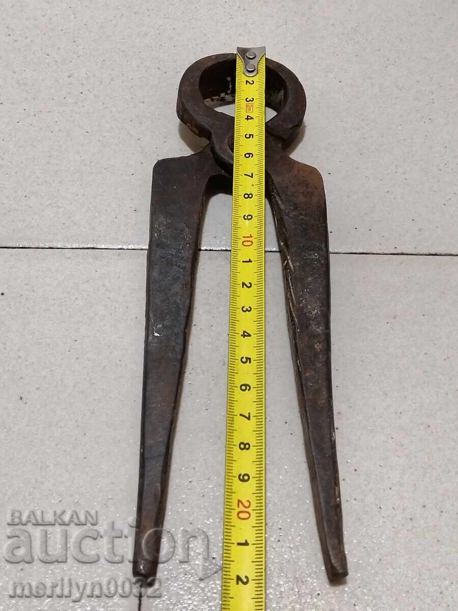Old wrought iron pliers with price 43.00 BGN | € 21.99