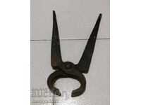 Old wrought iron pliers