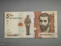 Bancnota - Columbia - 5.000 pesos UNC | 2020