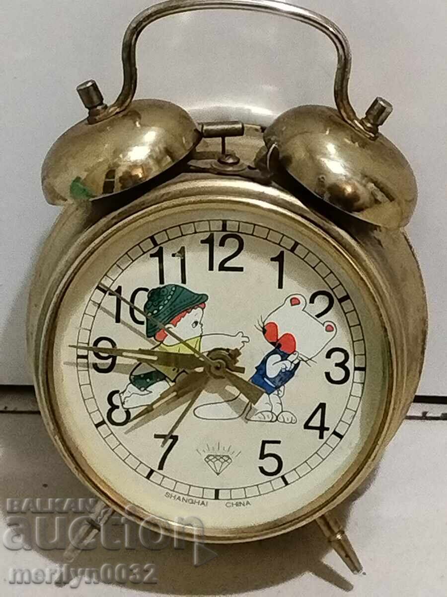 Κινεζικό ξυπνητήρι επιτραπέζιο ρολόι του 1980 - 5 Κινεζικό ξυπνητήρι επιτραπέζιο ρολόι του 1980 - 5