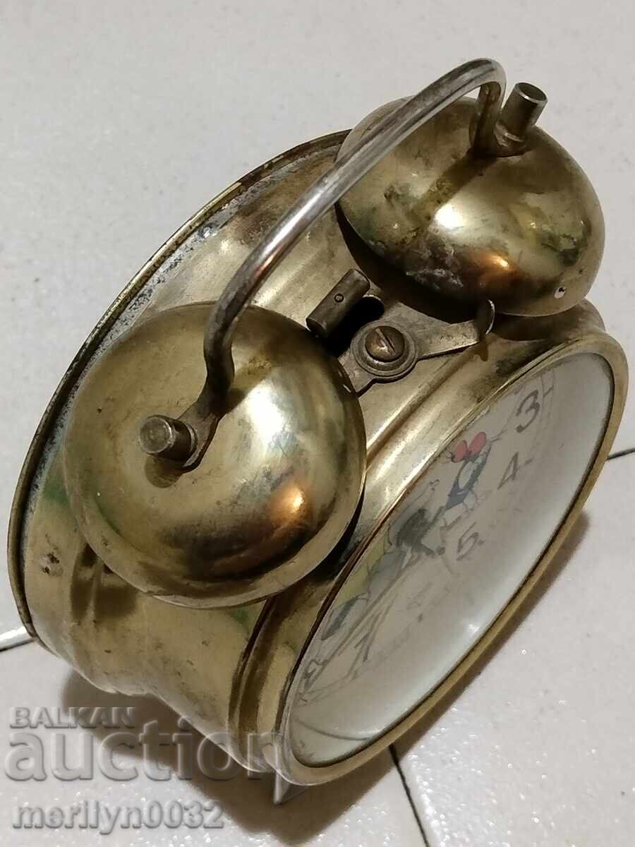 Κινεζικό ξυπνητήρι επιτραπέζιο ρολόι του 1980 - 7 Κινεζικό ξυπνητήρι επιτραπέζιο ρολόι του 1980 - 7