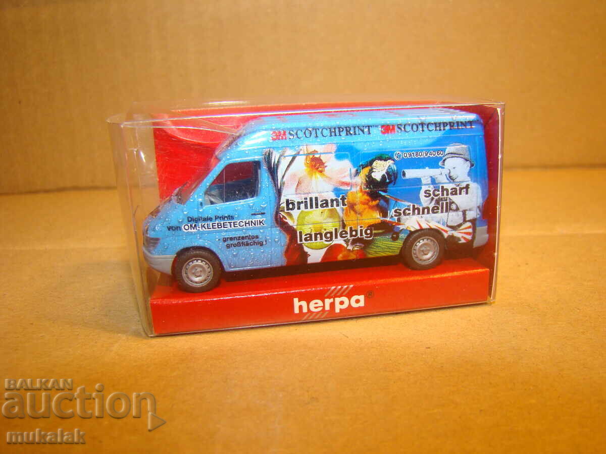 HERPA H0 1/87 MERCEDES BENZ SPRINTER MODEL DE JUCĂRIE TROLLEY