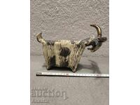 Ceramic goat figurine