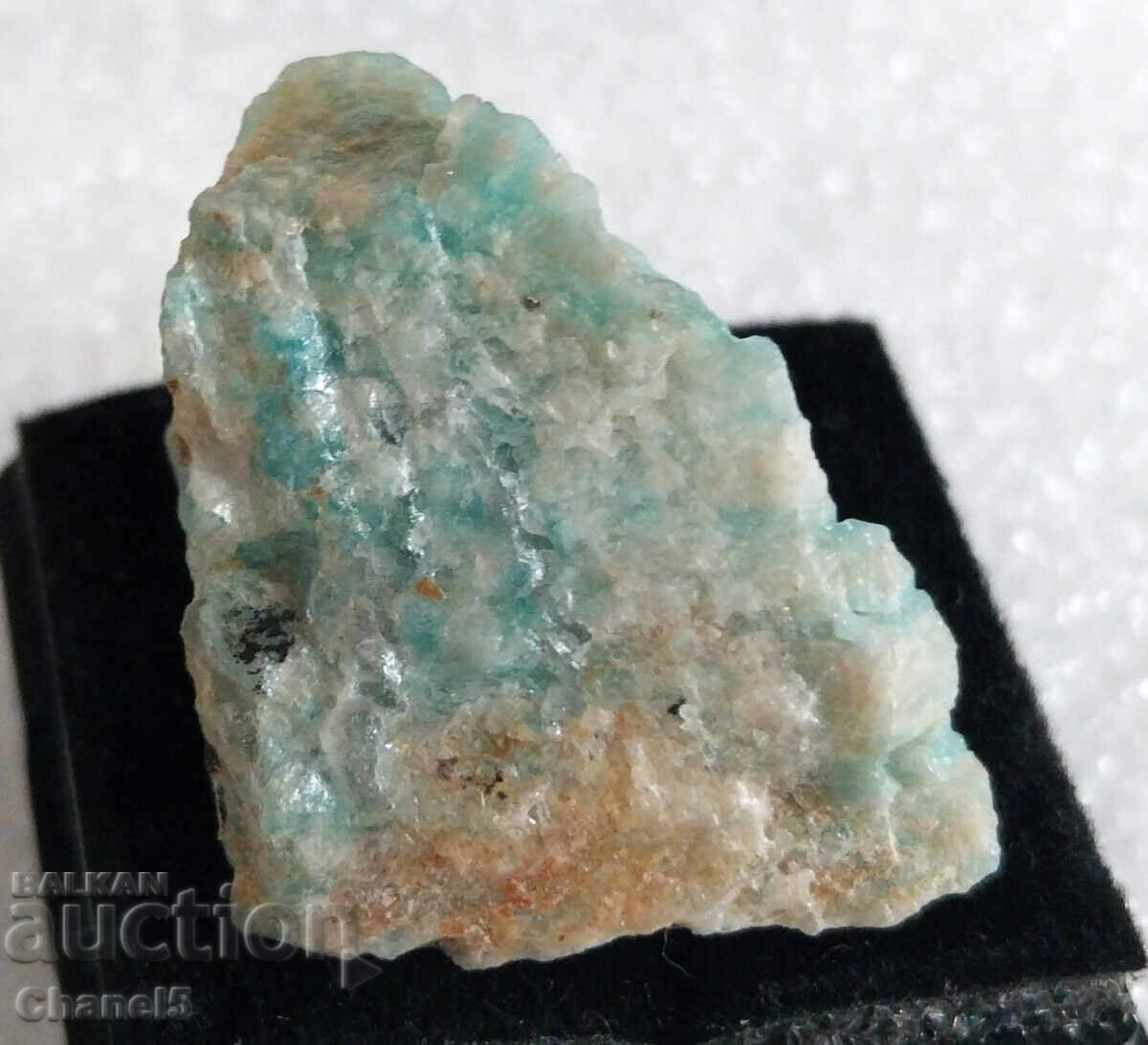 NATURAL RAW AMAZONITE - BRAZIL - 36.75 ct- (672) with price 9.90 BGN | € 5.06 NATURAL RAW AMAZONITE - BRAZIL - 36.75 ct- (672) with price 9.90 BGN | € 5.06