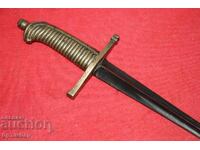 Saber cleaver dagger.