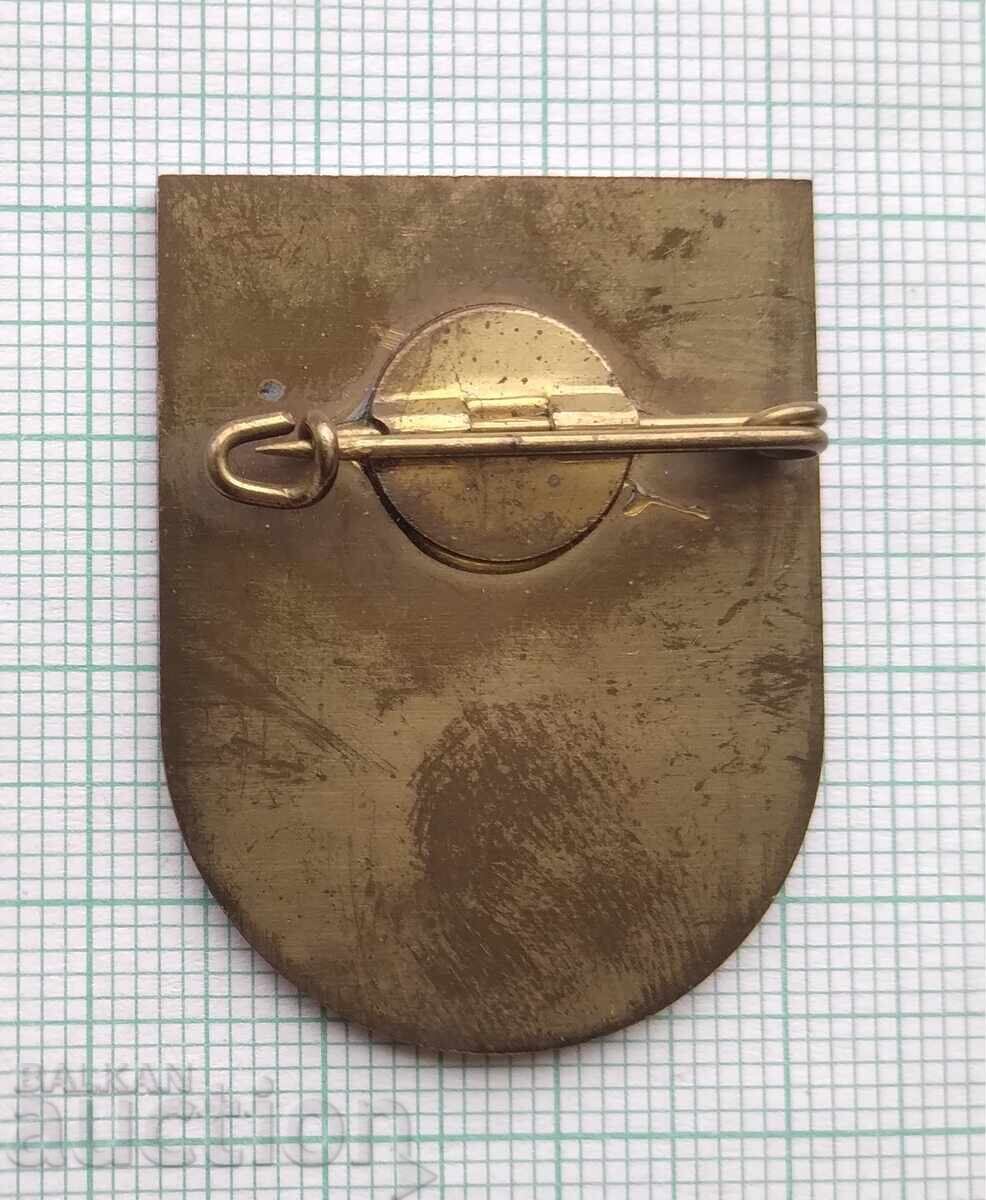 Auction 17698 Badge - Belgium - bronze enamel Auction 17698 Badge - Belgium - bronze enamel