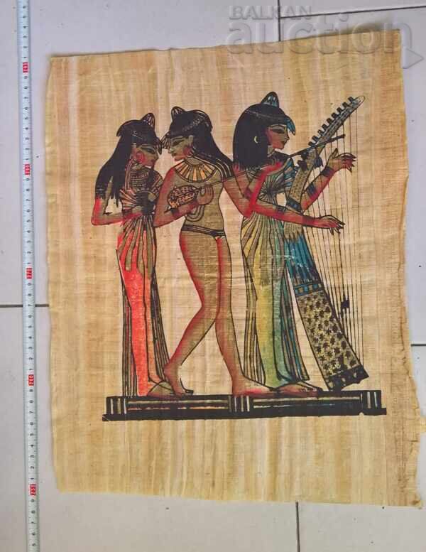 CHNG! 1st century. Old largest and most authentic Egyptian papyrus 8