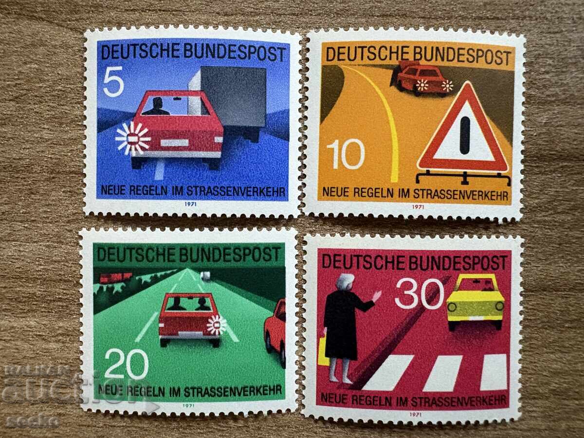 FRG/FRG - New traffic regulations (1971) MNH