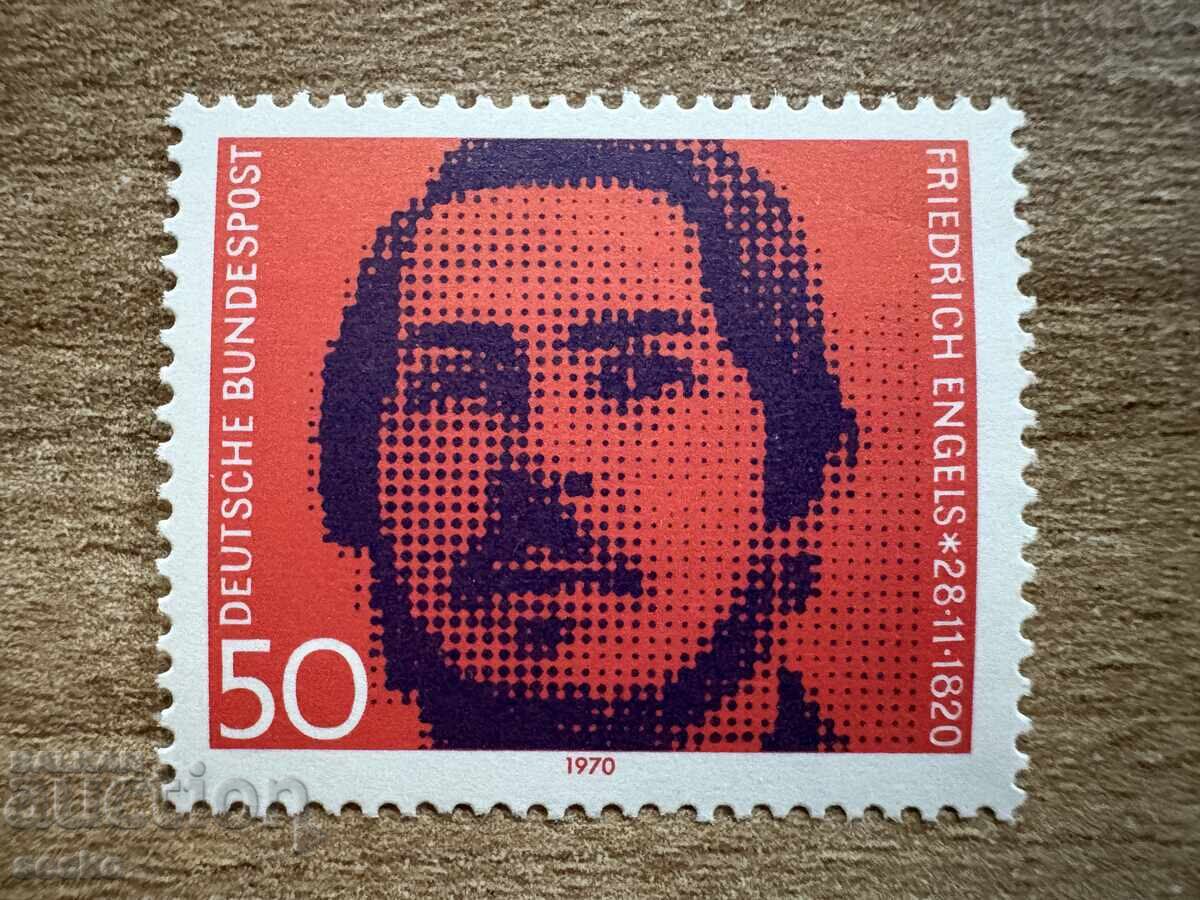 RFG/RFG - 150 de ani de la nașterea lui Friedrich Engels (1970) MNH