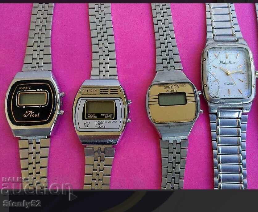 Old electronic watches with metal chains. with price € 12.00 | 23.47 BGN Old electronic watches with metal chains. with price € 12.00 | 23.47 BGN