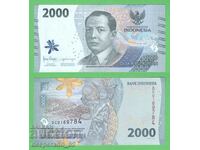 (¯`'•.¸ INDONEZIA 2000 rupia 2022 UNC ¸.•'´¯)