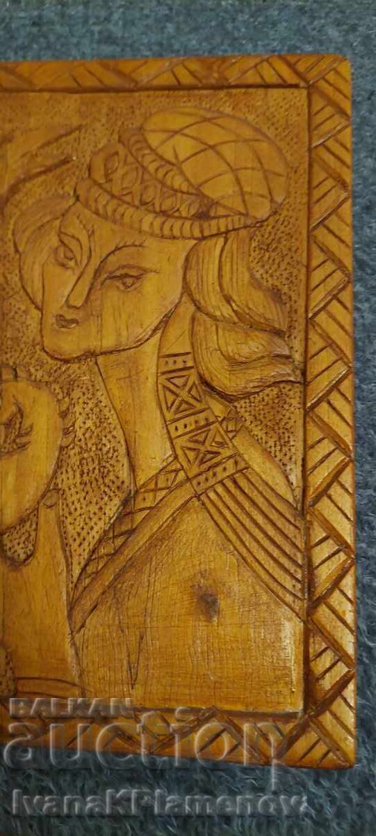Пано дърворезба за колекционери 26см 21см - 6 Пано дърворезба за колекционери 26см 21см - 6
