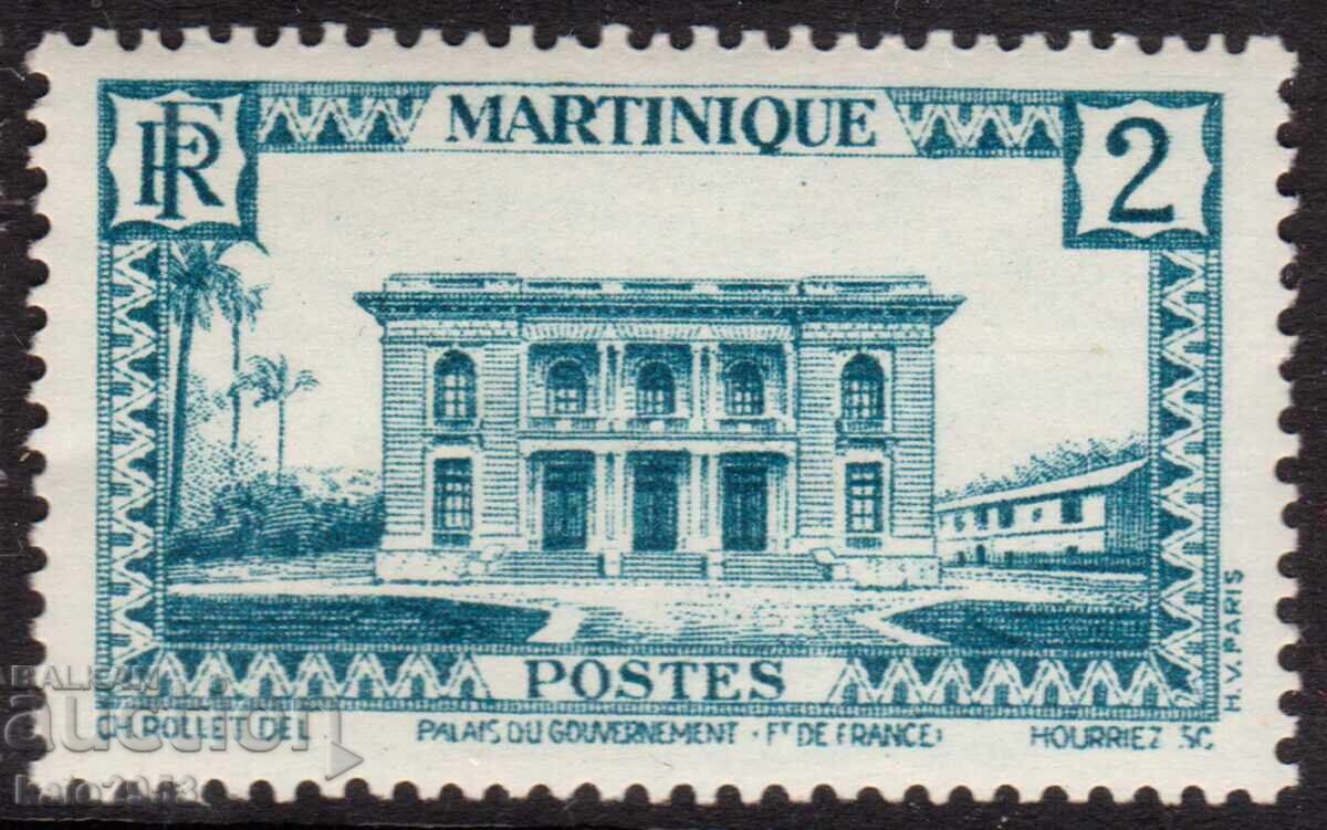 Franța/Martinica-1933-Regular-Palatul Guvernului, MLH