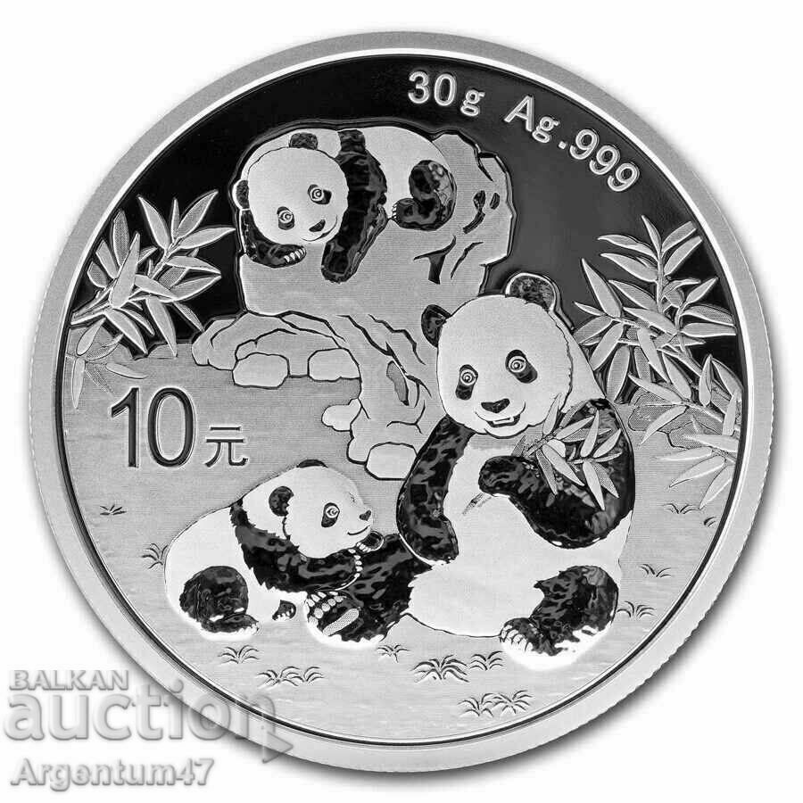 NEW!!! SILVER 30 GR 2025 CHINA - PANDA