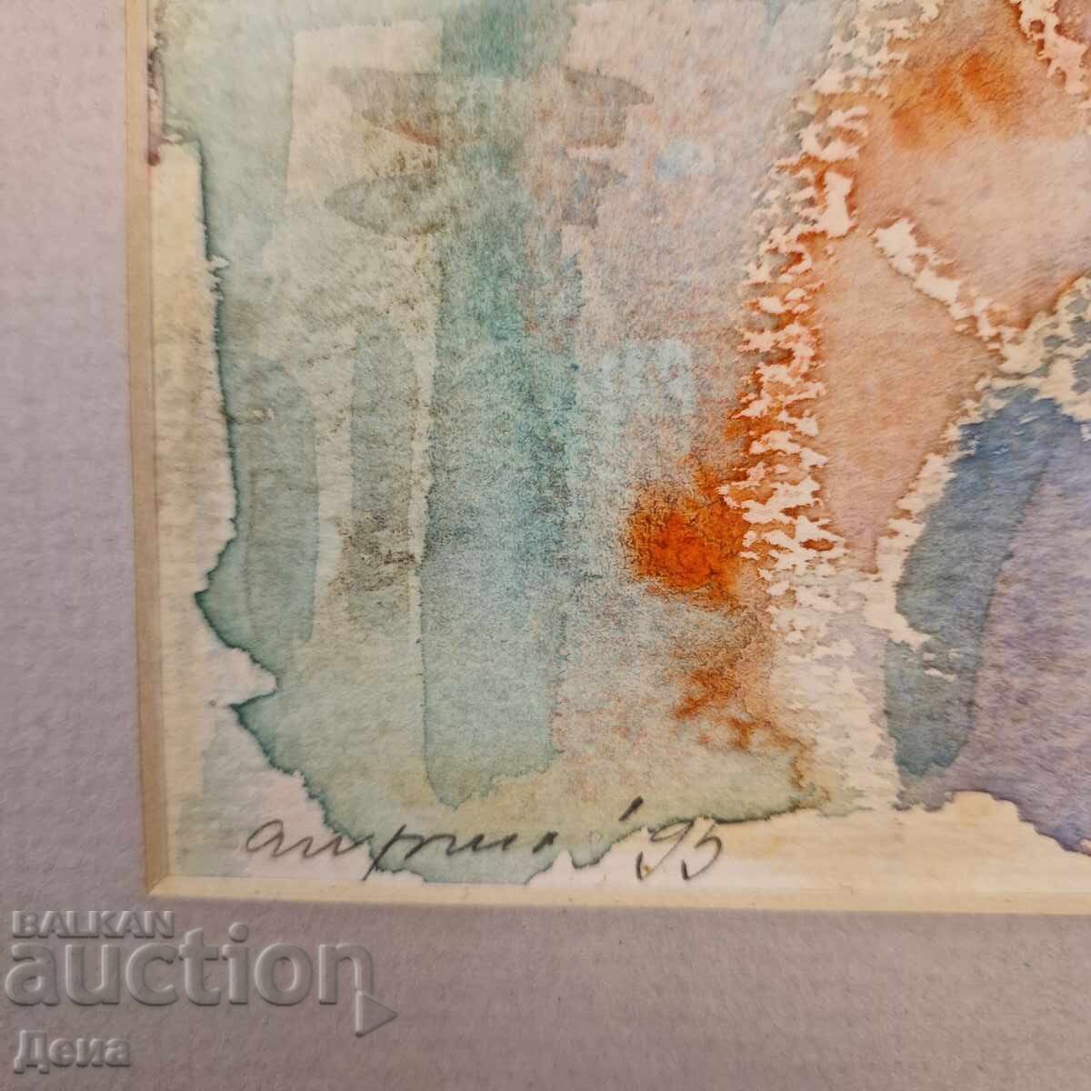 Interesting watercolor 1995. - 6 Interesting watercolor 1995. - 6