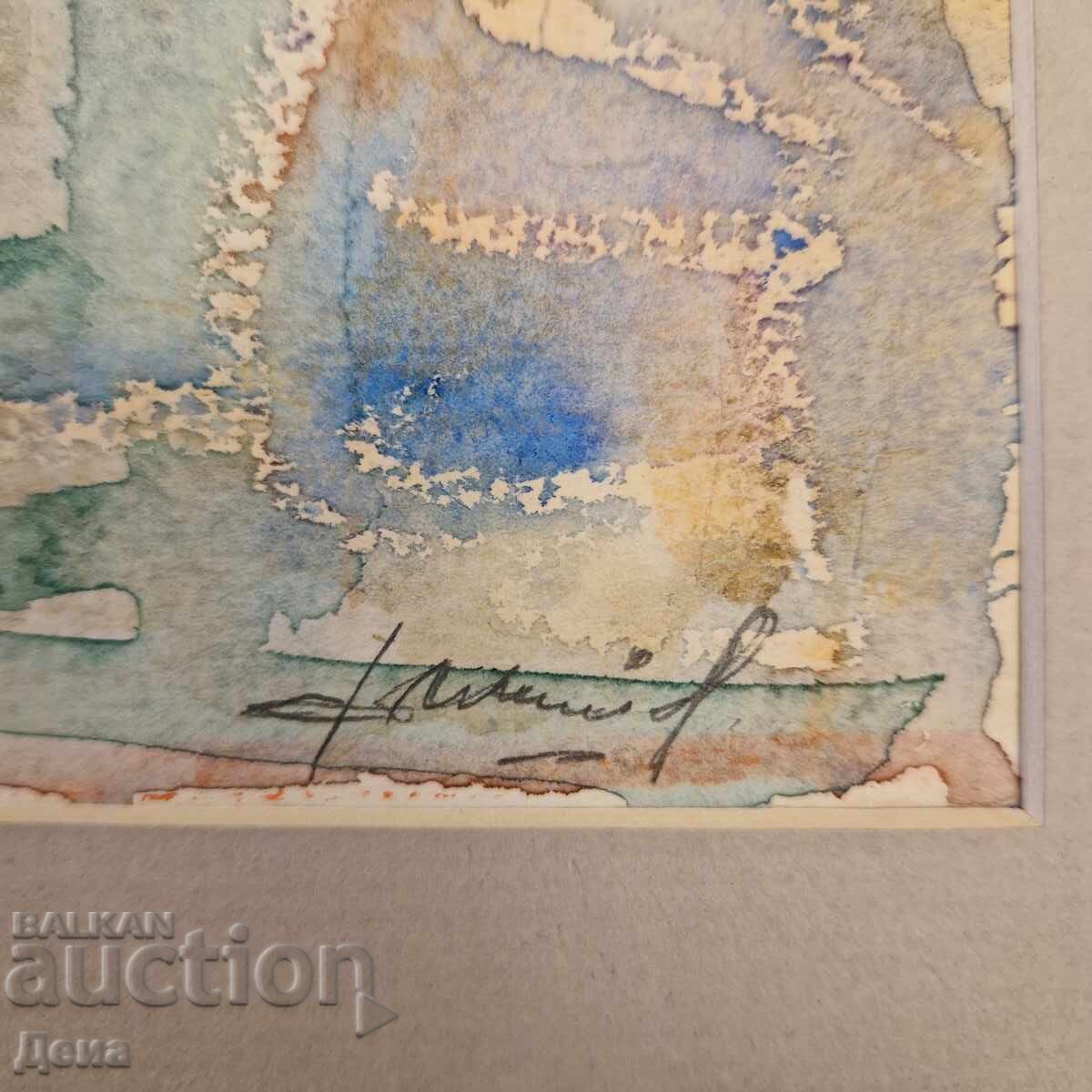 Interesting watercolor 1995. - 7 Interesting watercolor 1995. - 7