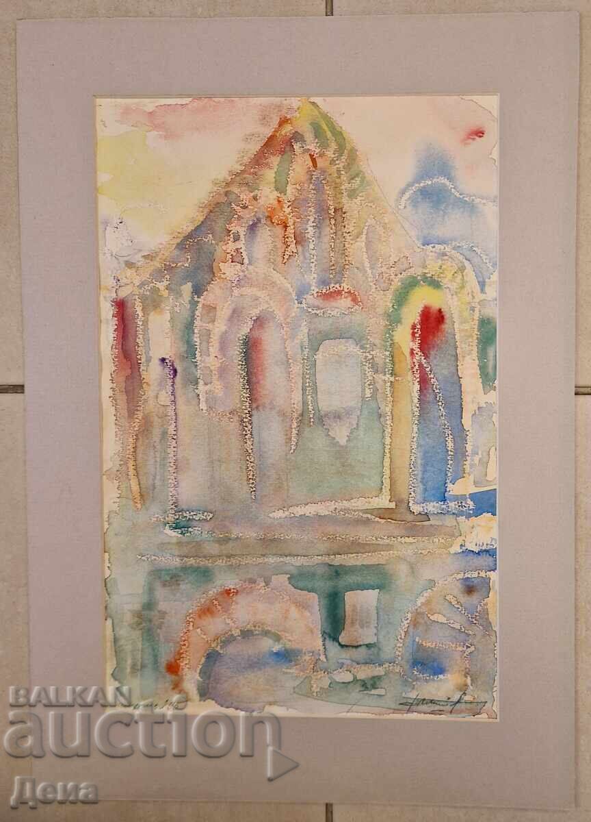 Interesting watercolor 1995. Interesting watercolor 1995.