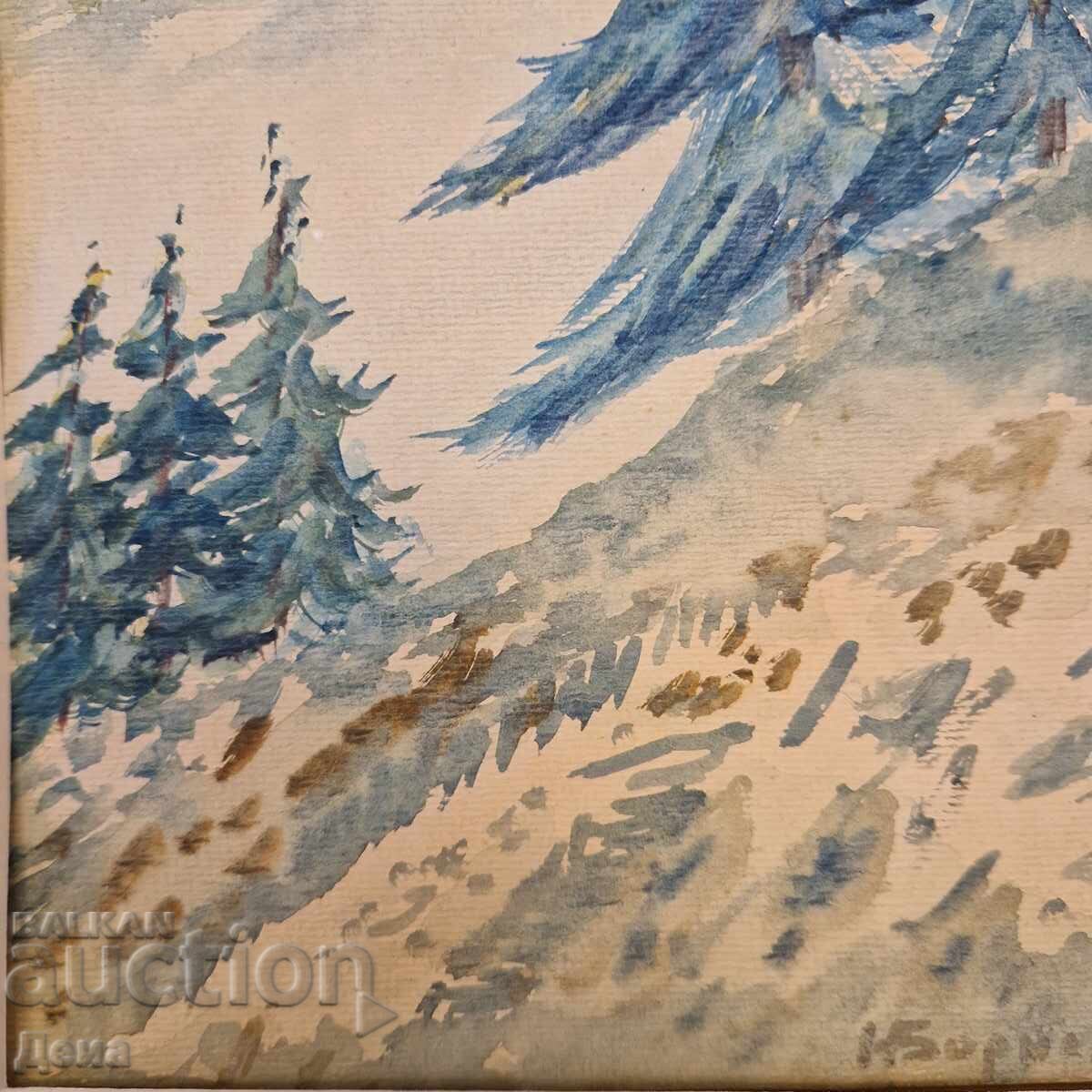 Стар акварел - 5