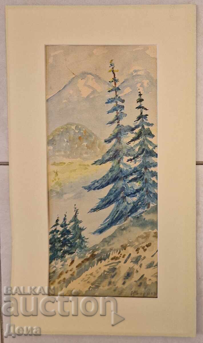 Стар акварел